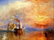 The fighting Temeraire tugged to her last berth to be broken up, William Turner